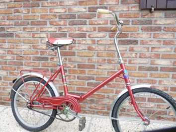 Petite annonce 107337 : mini v�lo pliable 20 pouces vintage en bon �tat