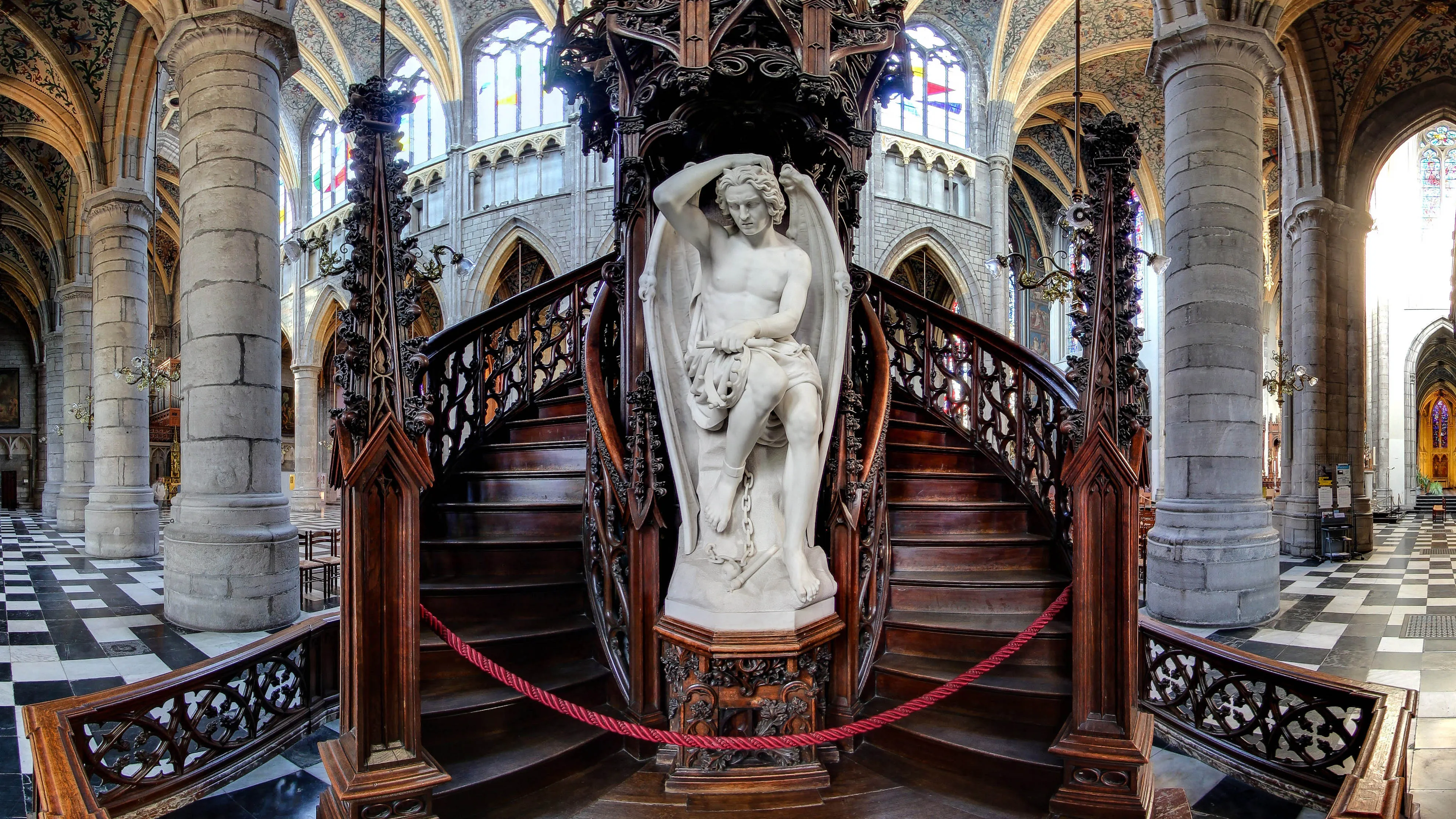 Le génie du mal — Patrimoine · Cathédrale Saint-Paul, Liège