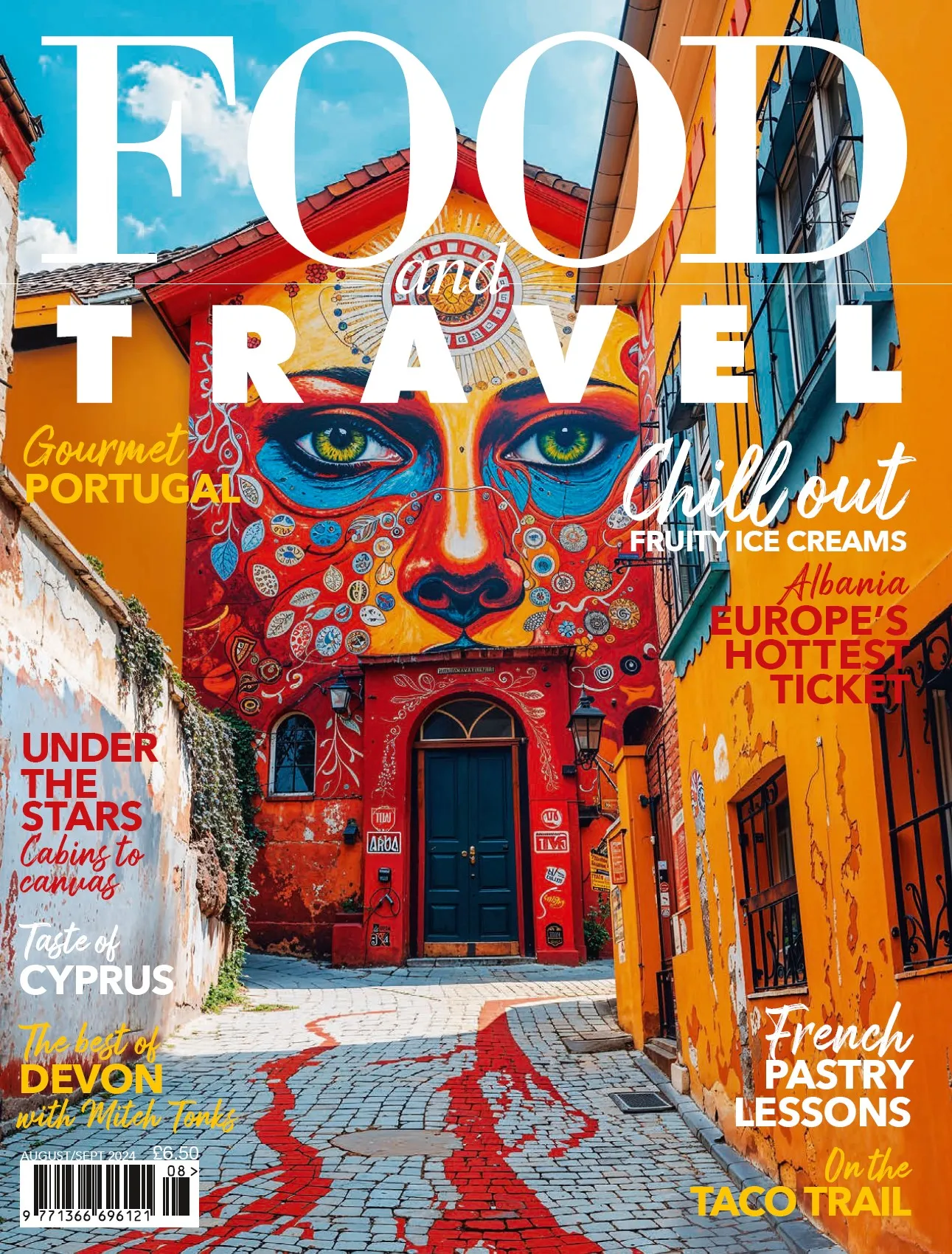 Food and Travel Magazine — Couverture et article de trois pages consacrés à Thierry Lechanteur